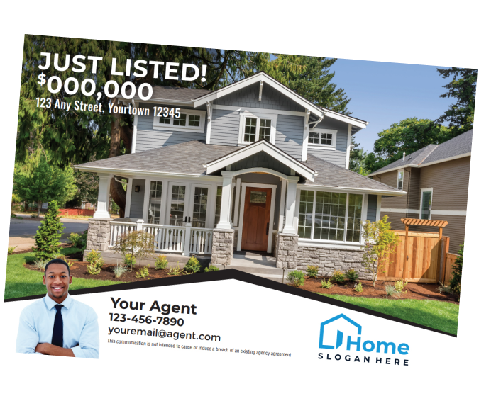 Real Estate postcard example